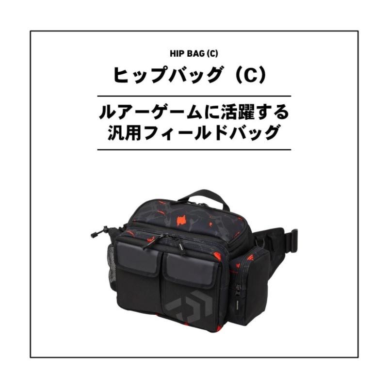 新品未使用 ダイワ(DAIWA) ウエストポーチ ヒップバッグ カモフラージュ ダイワ DAIWAヒップバッグ(C) オリーブカモフラージュ : 釣具の