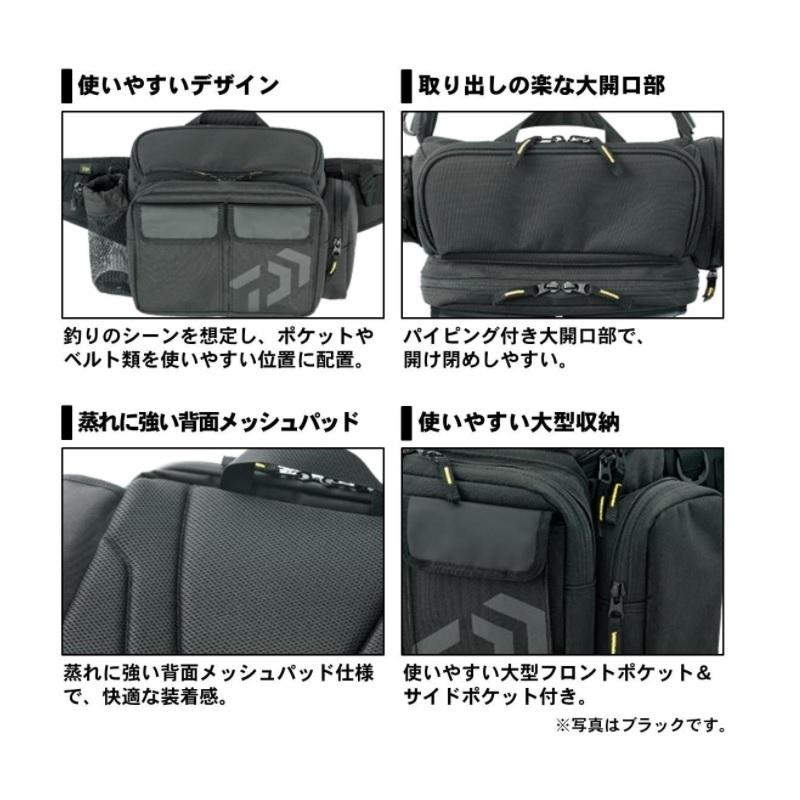 ダイワ DAIWAヒップバッグ(C) オリーブカモフラージュ : 釣具の