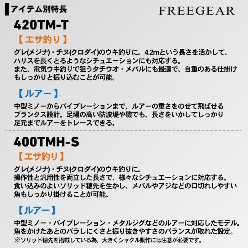 DAIWA（釣り） ダイワ フリーギア 400TMH-S : 釣具のFTO ヤフー