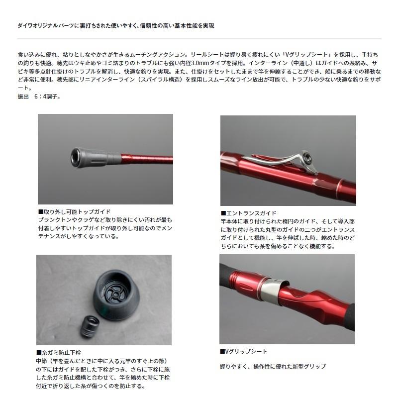 DAIWA（ダイワ） インターライン シーフレックス64 50-350 / 中通し 船