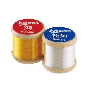 サンライン（SUNLINE） ナイロン根巻糸 ナチュラルクリア 細 : 釣具の