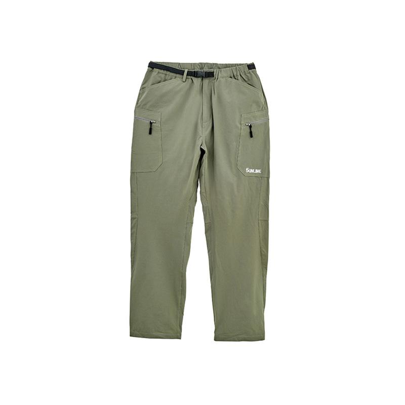 サンライン SUW-05304 フィッシングロングパンツ グレイッシュグリーン
