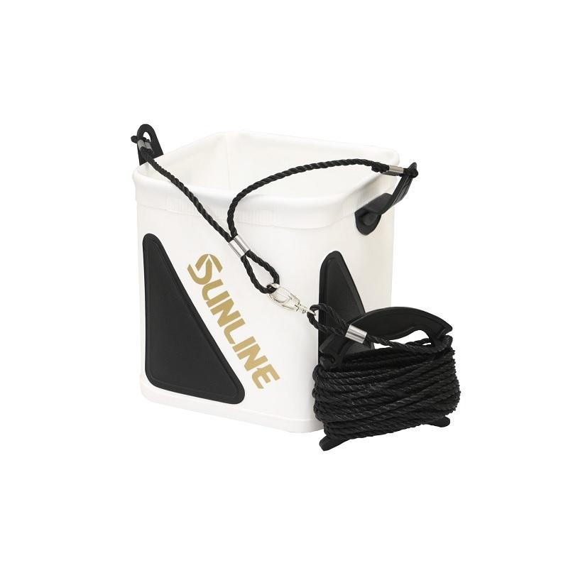 サンライン SB-516 水汲みバケツIV ホワイト : 釣具のFTO ヤフー店