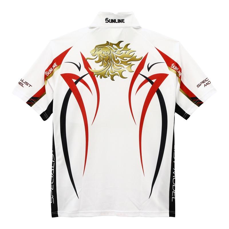 サンライン　PRODRYシャツ（半袖）　SUW-04502CW ホワイト　M PRODRYシャツ（半袖） SUW-04502CW | サンライン