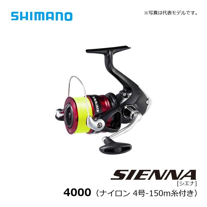 シマノ（SHIMANO） 19 シエナ 4000 ナイロン4号-150m糸付き