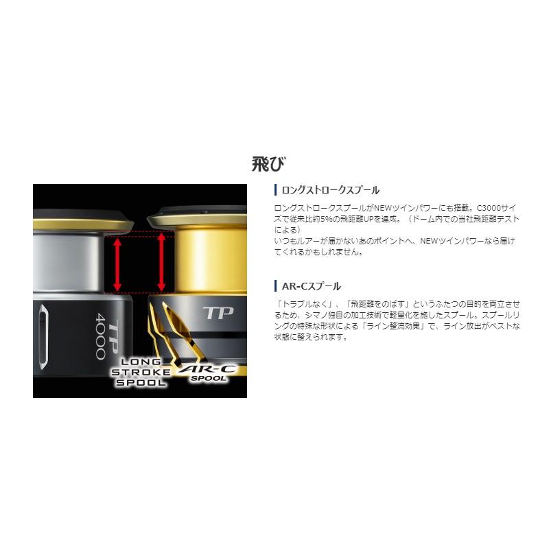 シマノ シマノ 20 ツインパワー C3000MHG / スピニングリール シマノ シマノ 20 ツインパワー C3000MHG / スピニングリール