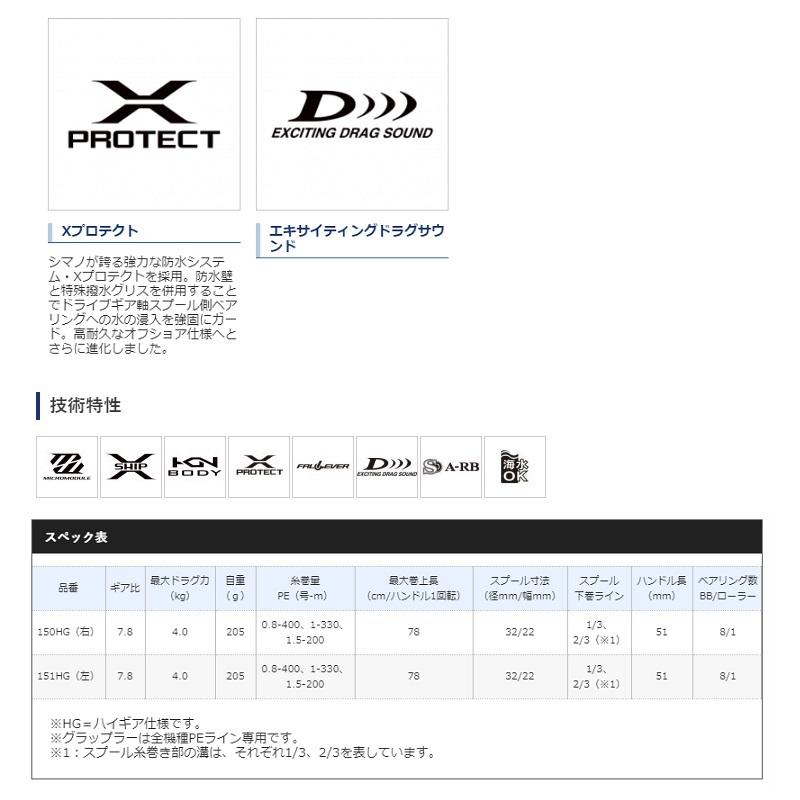 シマノ（SHIMANO） 21 グラップラー 151HG : 釣具のFTO ヤフー店