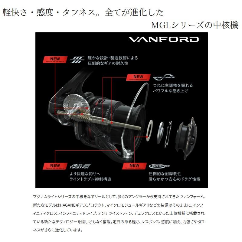 シマノ シマノ 24ヴァンフォード 2500SHG / スピニング リール