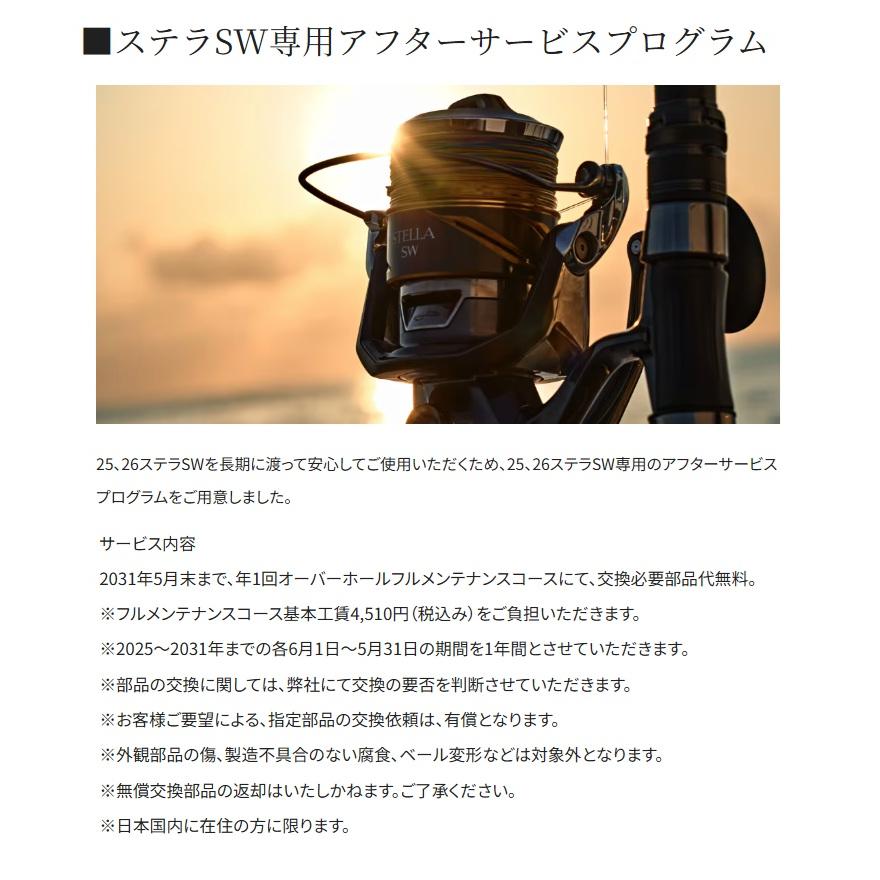 シマノ（SHIMANO） 26ステラSW 6000XG / ジギング スピニング リール