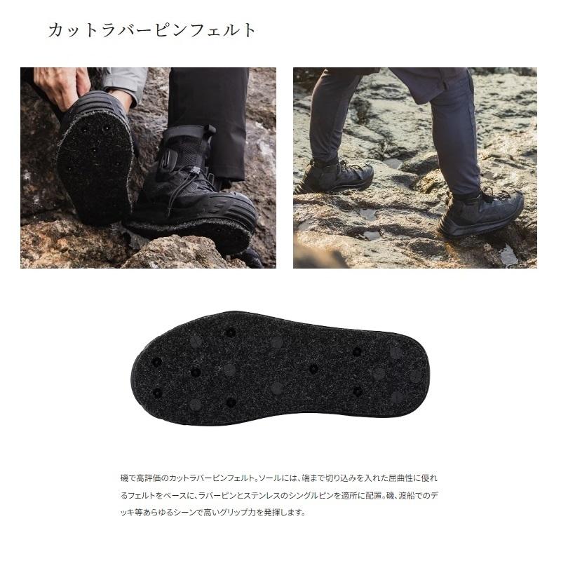 シマノ FS-020X ドライロックシューズ カットラバーピンフェルト 27.5 