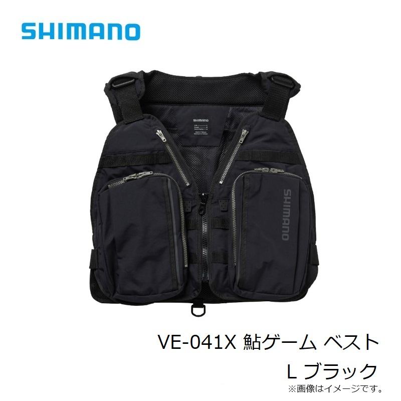 シマノ SHIMANO VF-068T ゲームベストライト フリー ブラック シマノ(SHIMANO) ライフジャケット・フローティングベスト