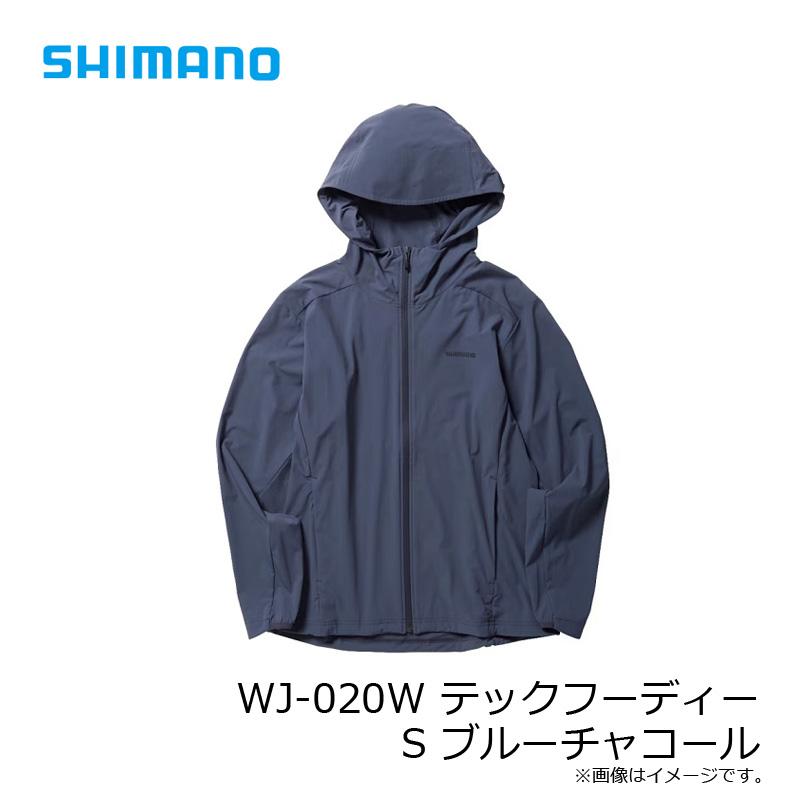 新品未使用 シマノ SHIMANO WJ-020W テックフーディー シマノ（SHIMANO） WJ-020W インショアブルー Lサイズ テック