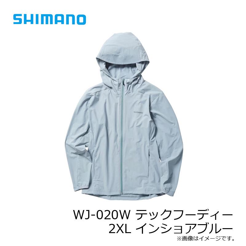 シマノ　WJ-020W テックフーディー 2XL インショアブルー｜yfto2｜08