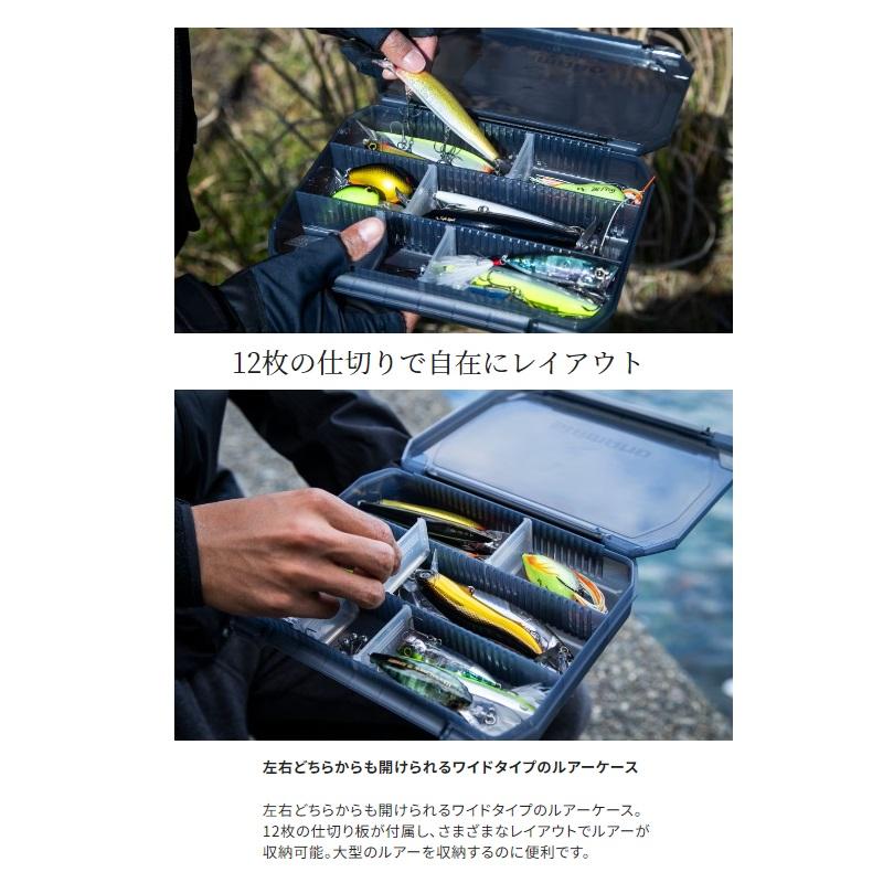 ロッドセット未開封 シマノ（SHIMANO） CS-221X ルアーケースワイド 12仕切 スモーク