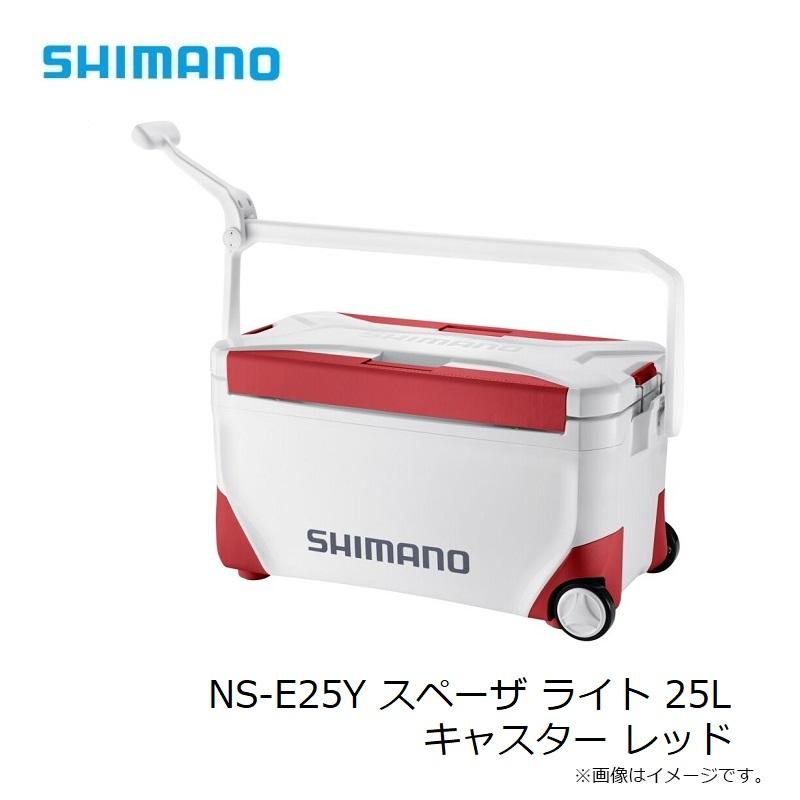 シマノ シマノ NS-E25Y スペーザ ライト 25L キャスター レッド : 釣具