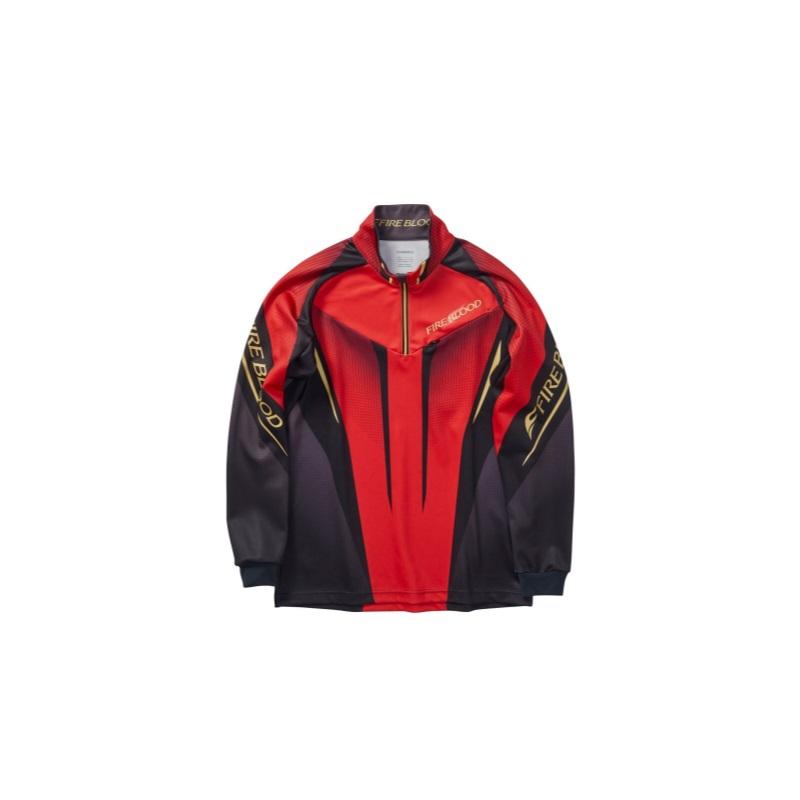 正規品！シマノ　リミテッドプロ ハーフジップ ウォームシャツ M ブラッドレッド シマノ シマノ SH-110X リミテッドプロ ハーフジップ ウォームシャツ M