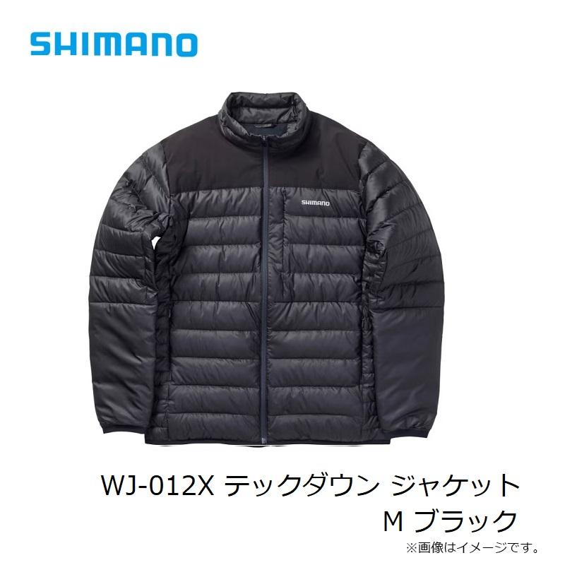 シマノ シマノ WJ-012X テックダウン ジャケット M ブラック : 釣具の 