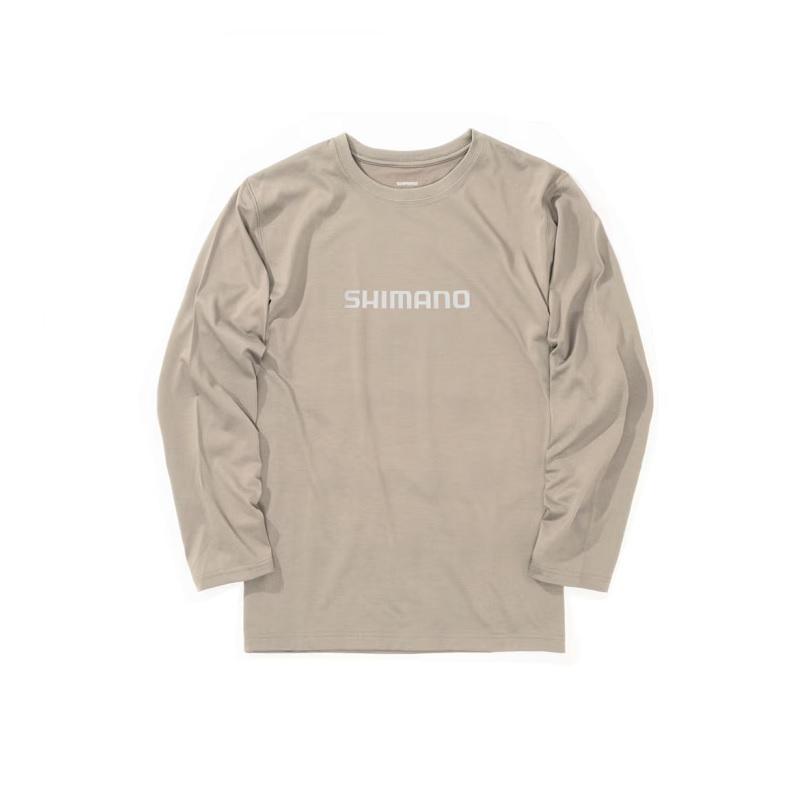 シマノ（SHIMANO） SH-022W ドライロゴTシャツ ロングスリーブ S