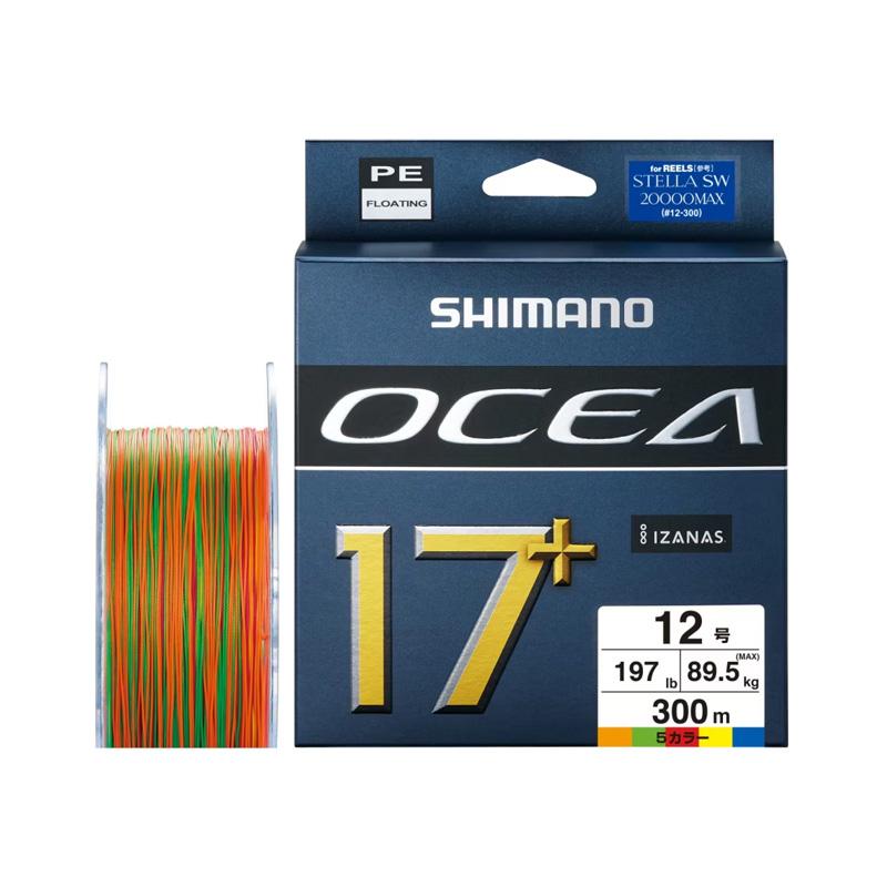 シマノ オシア17+ 12号 300ｍ シマノ シマノ LD-A71Y オシア 17+ PE 12号 300m 10m×5カラー