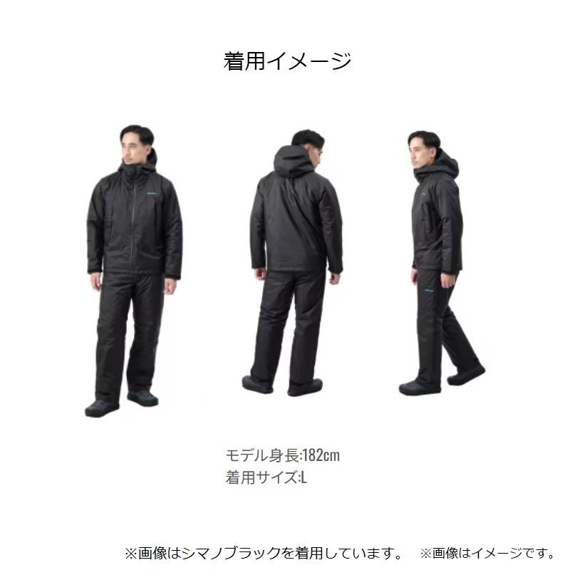 シマノ　RB-057X ベーシックインサレーション レインスーツ 01 M ブルー【釣り　防寒ウェア　防寒着】_2