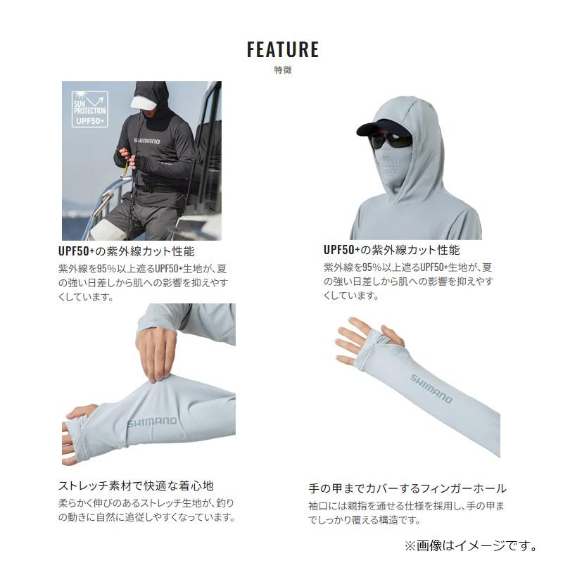 シマノ（SHIMANO） SH-060Y サンプロテクション フーディーシャツ M