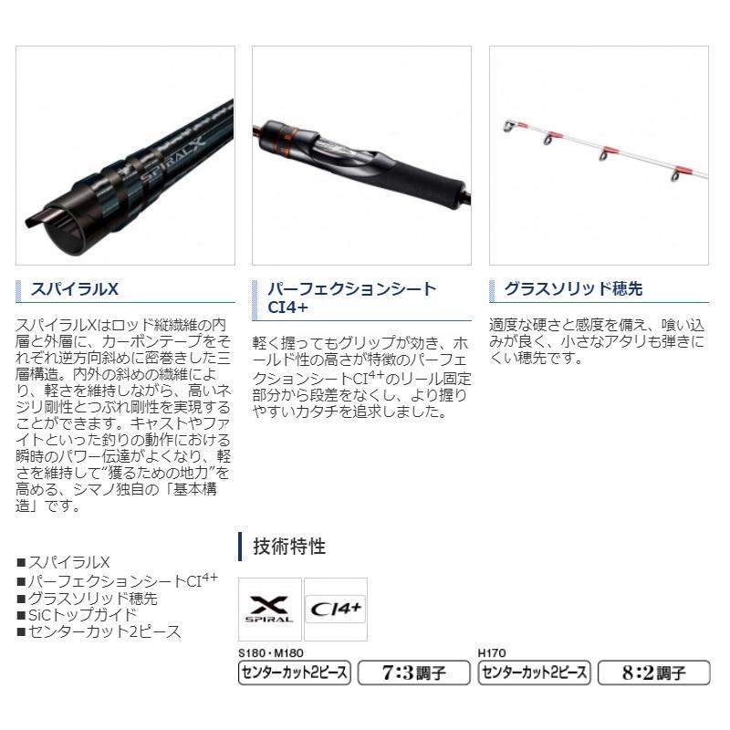シマノ（SHIMANO） 21 ベイゲームキス S180 : 釣具のFTO ヤフー店