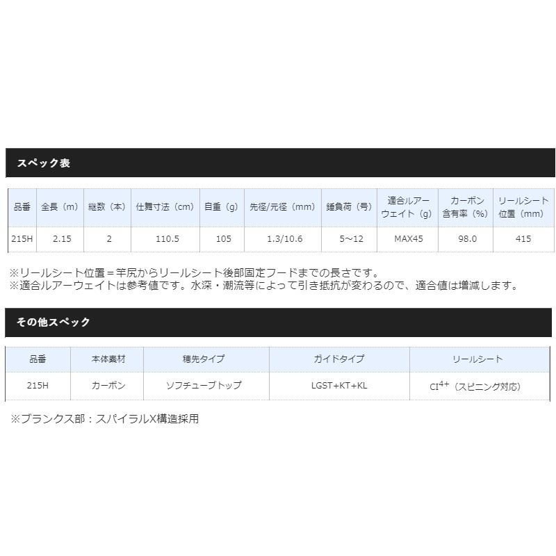 シマノ シマノ ENGETSU (えんげつ) 一つテンヤマゴチ SS 215H