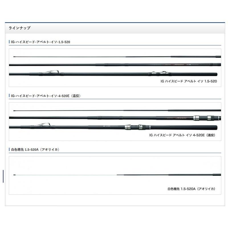 シマノ　IG ハイスピード アペルト イソ 3号-420 / 磯釣り 磯竿 インナーガイド シマノ｜yfto2｜04