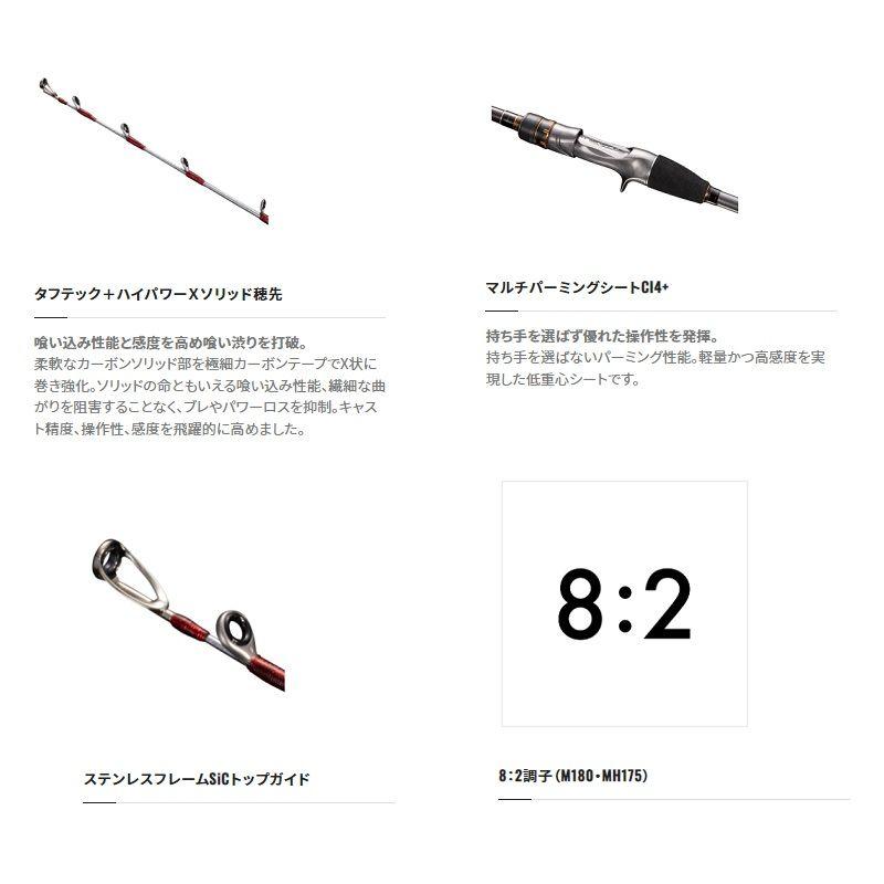 シマノ（SHIMANO） 22ベイゲームカワハギ M180 : 釣具のFTO ヤフー店