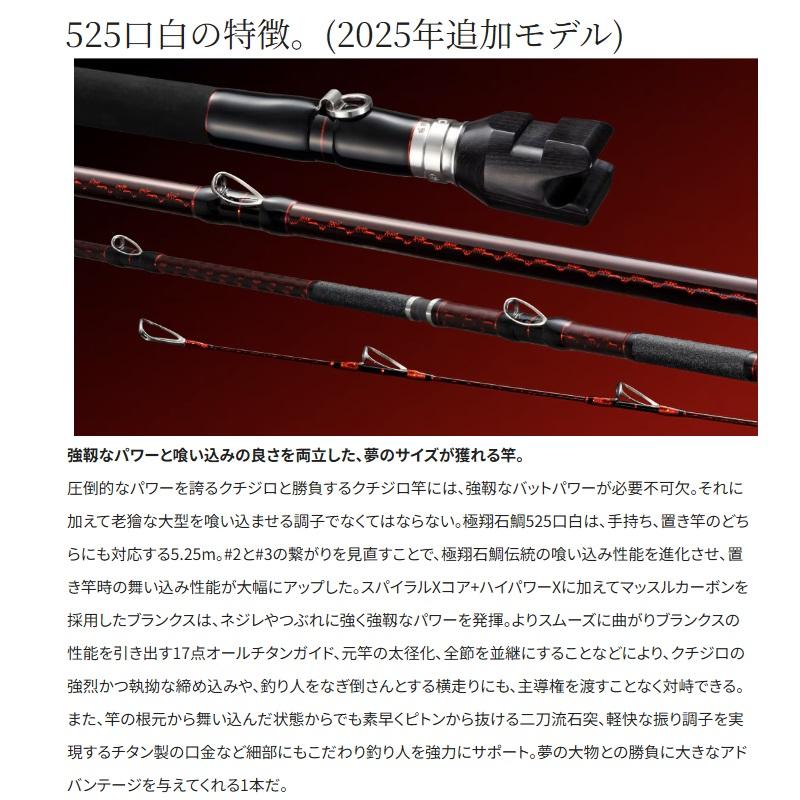 シマノ（SHIMANO） 24極翔 石鯛 525クチジロ【大型2】 : 釣具のFTO