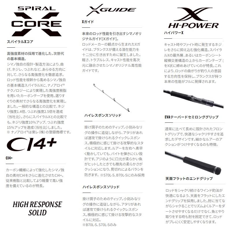 シマノ シマノ ダイナダート XR S83ML : 釣具のFTO ヤフー店