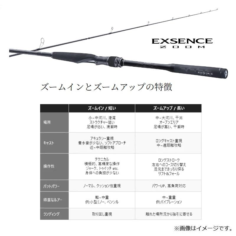 シマノ シマノ エクスセンスズーム S86-96ML【大型1】 : 釣具の