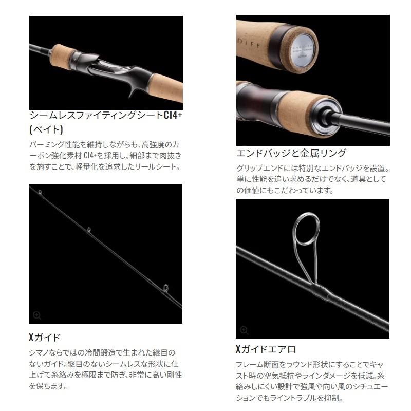 シマノ（SHIMANO） 24 カーディフ ストリーム プレミアム S64L : 釣具