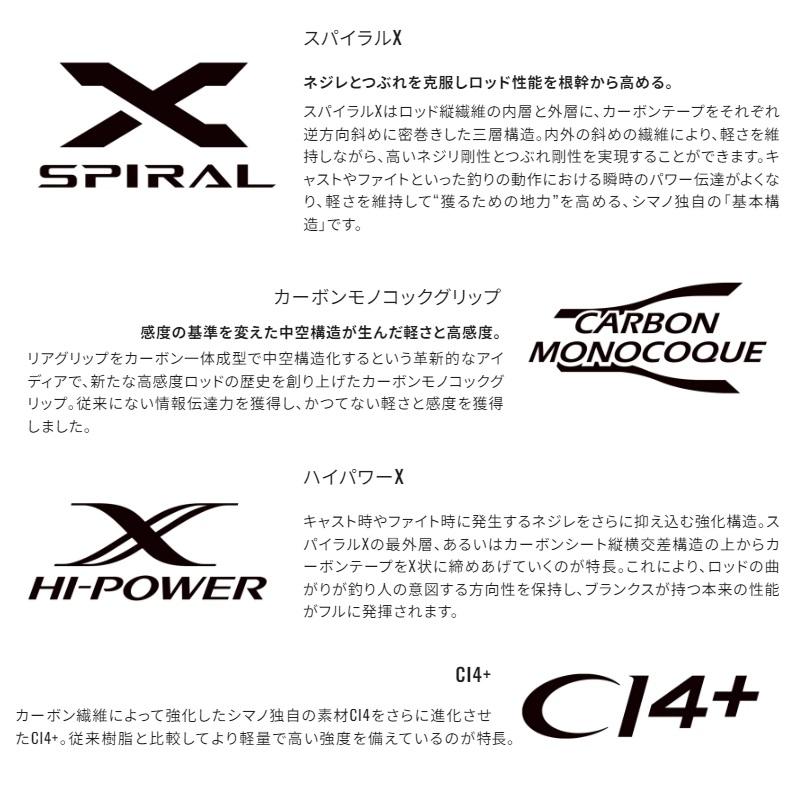シマノ（SHIMANO） 23 ディアルーナ B80XH / シーバス ロッド : 釣具の