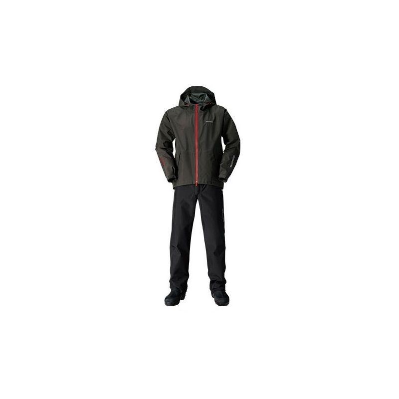 シマノ GORE-TEX ベーシックスーツ RA-017P チャコール M : 釣具