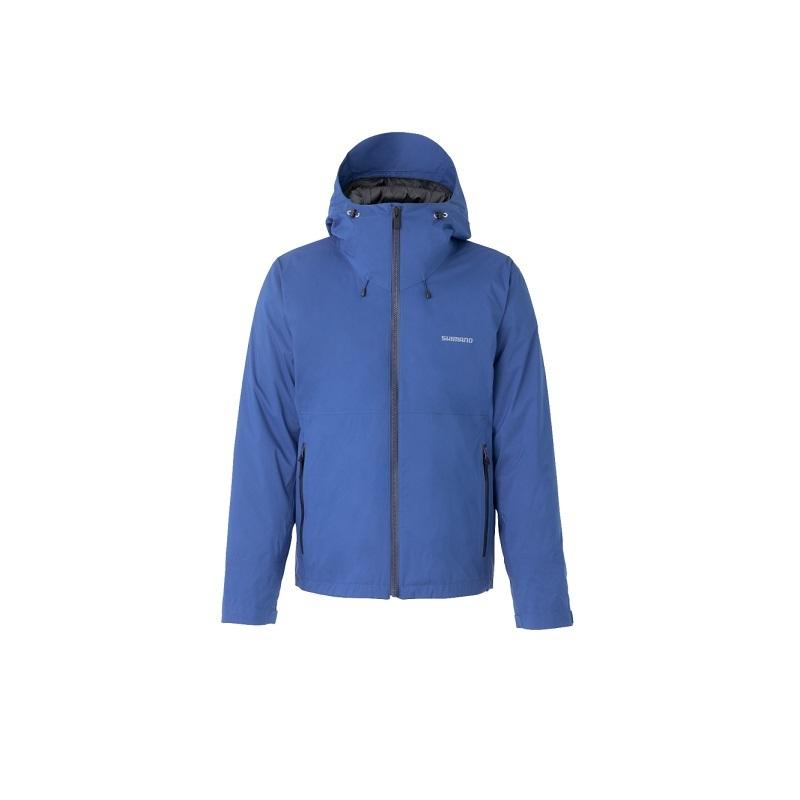 シマノ RB-04JU デュラスト ウォームレインジャケット M ブルー : 釣具