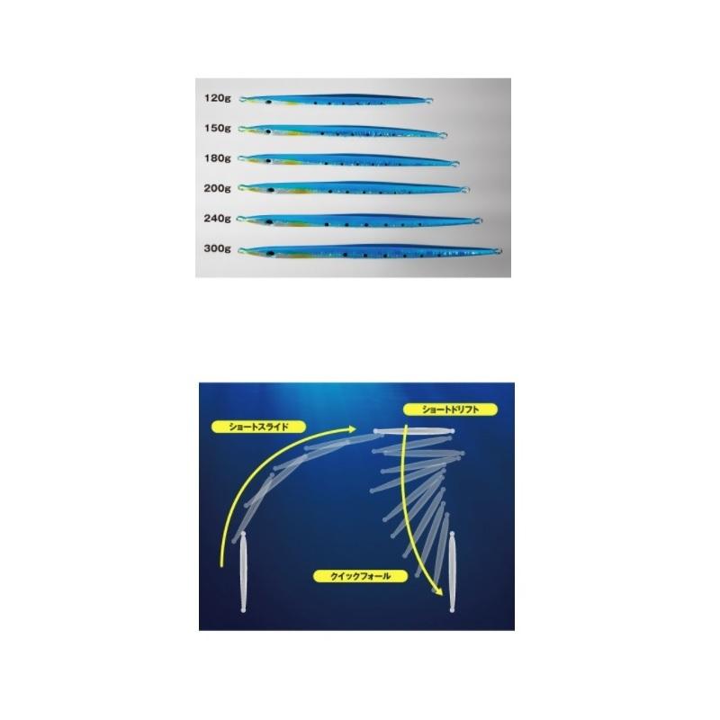 シマノ　JT-215Q オシア スティンガーバタフライ スピードスラッシャー 150g 011 キョウリンシルバー | シマノ | 02