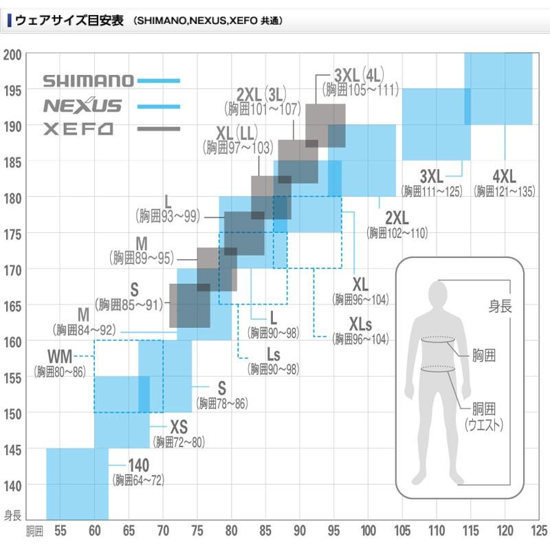 シマノ　RA-033R　SS・3Dマリンスーツ　3XL　ネイビー 分析