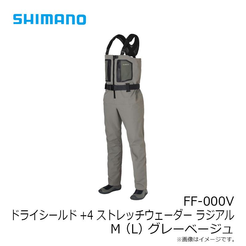 シマノ FF-000V ドライシールド+4ストレッチウェダーラジアル ML