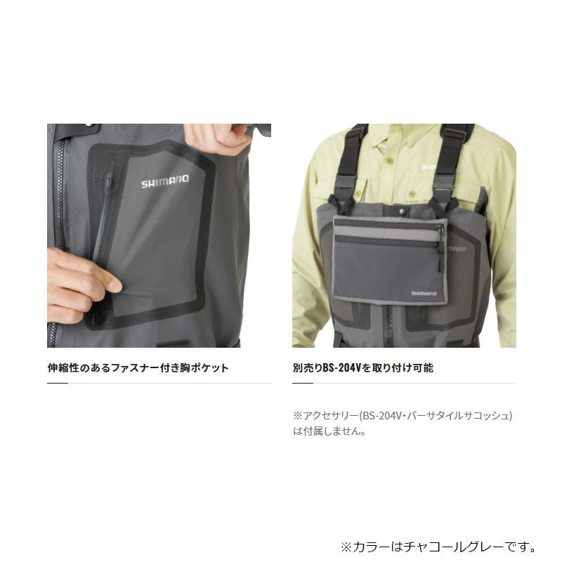 シマノ FF-001V ドライシールド+4 ストレッチウェーダー カットピン