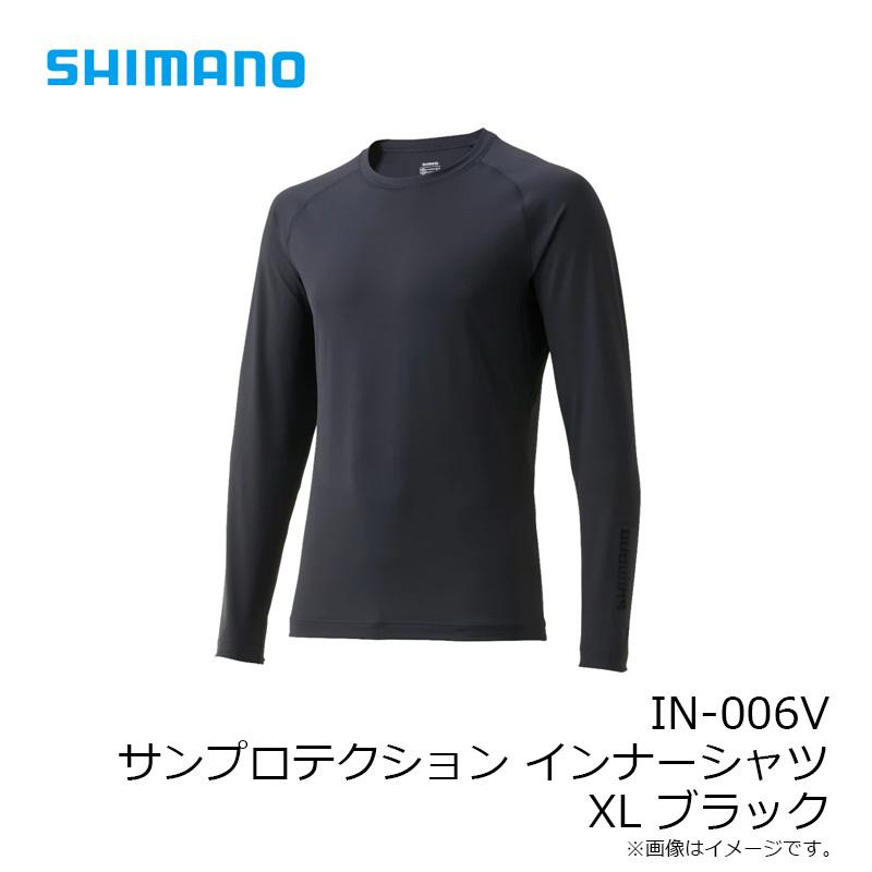 シマノ IN-006V サンプロテクション インナーシャツ XL ブラック