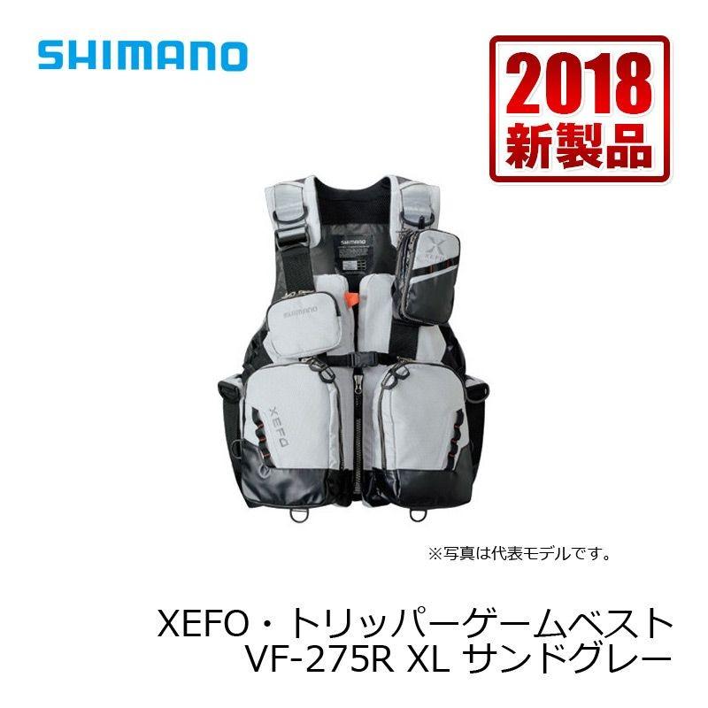 シマノ シマノ VF-275R XEFO・トリッパーゲームベスト サンドグレー XL 