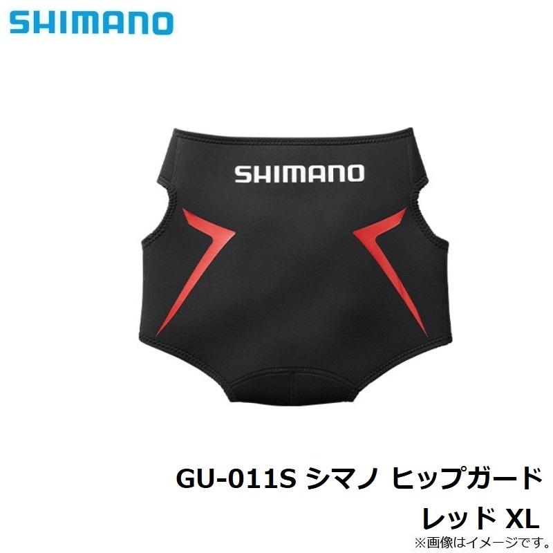 シマノ GU-011S シマノ ヒップガード レッド XL / 尻当て : 釣具