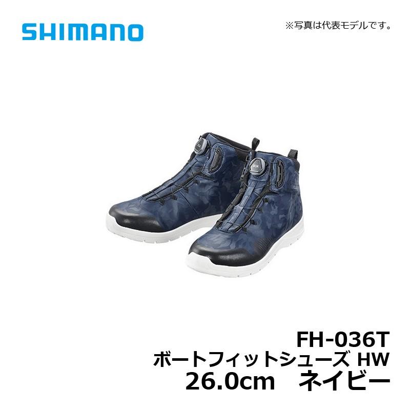 シマノ　FH-036T ボートフィットシューズ HW 26.0cm ネイビー / 靴｜yfto2｜02