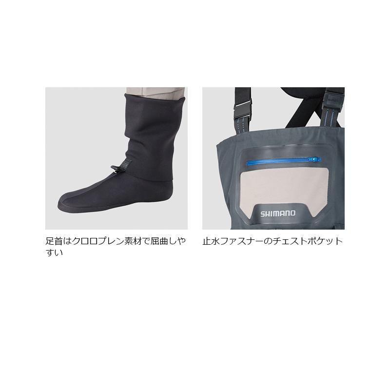 海外品 シマノ　FF-217S XEFO・アクトストッキングウェーダー LL リアルブラック 【2018863504】(12975円)