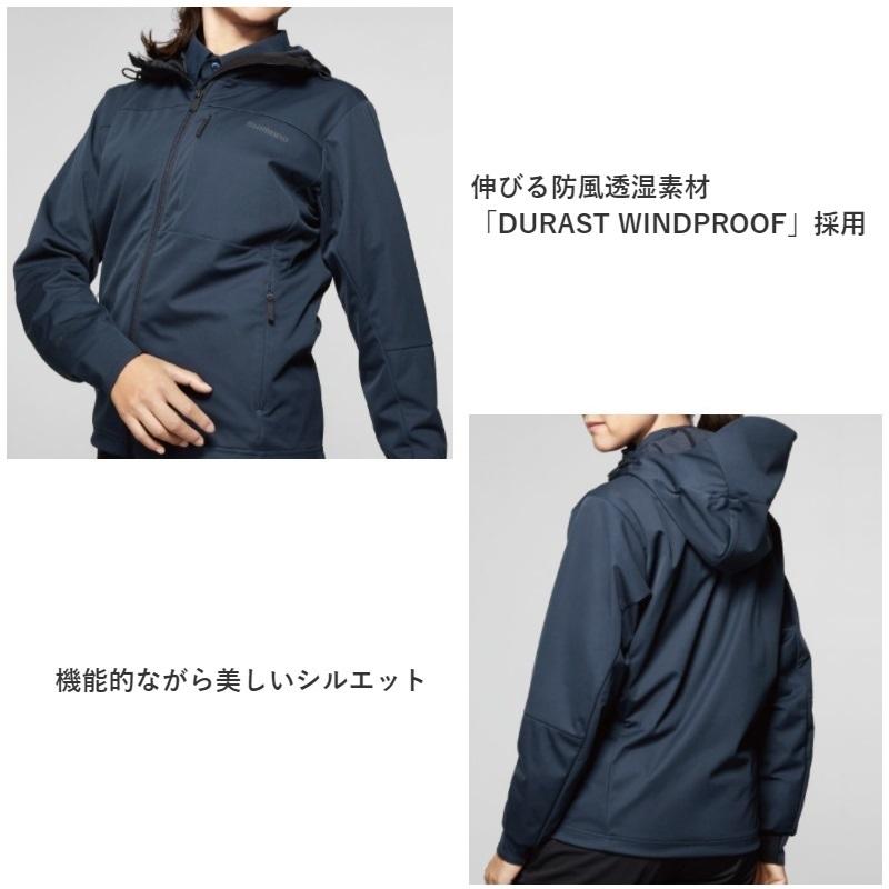シマノ WJ-040T DURASTストレッチフーディ M タイドカーキ