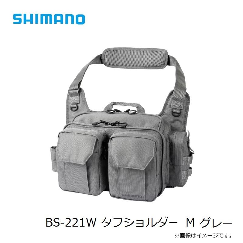 シマノ BS-221W タフショルダー M グレー : 釣具のFTO ヤフー店 - 通販