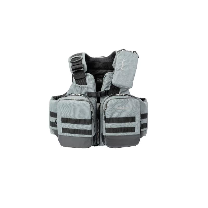 シマノ シマノ VF-274W アクトゲームベスト M ストームグレー : 釣具の