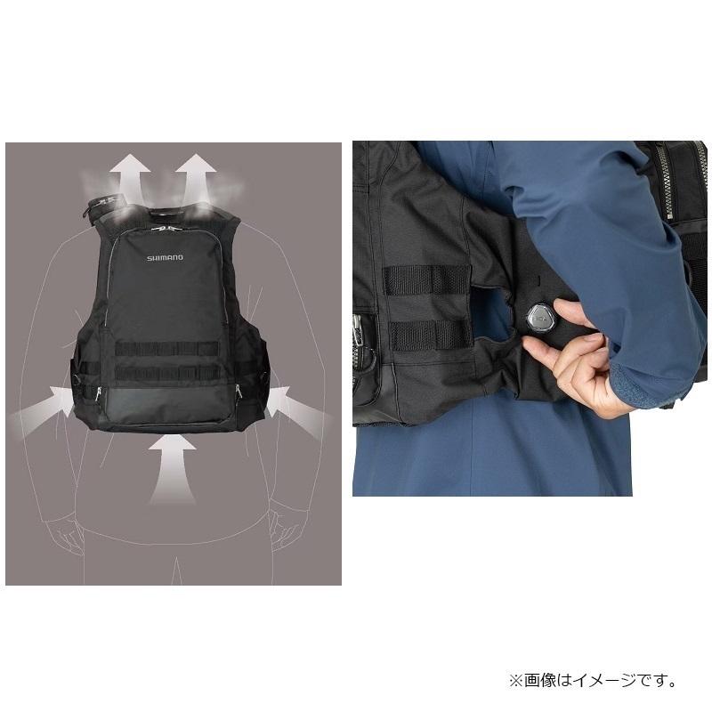 シマノ（SHIMANO） VF-274W アクトゲームベスト XL ストームグレー