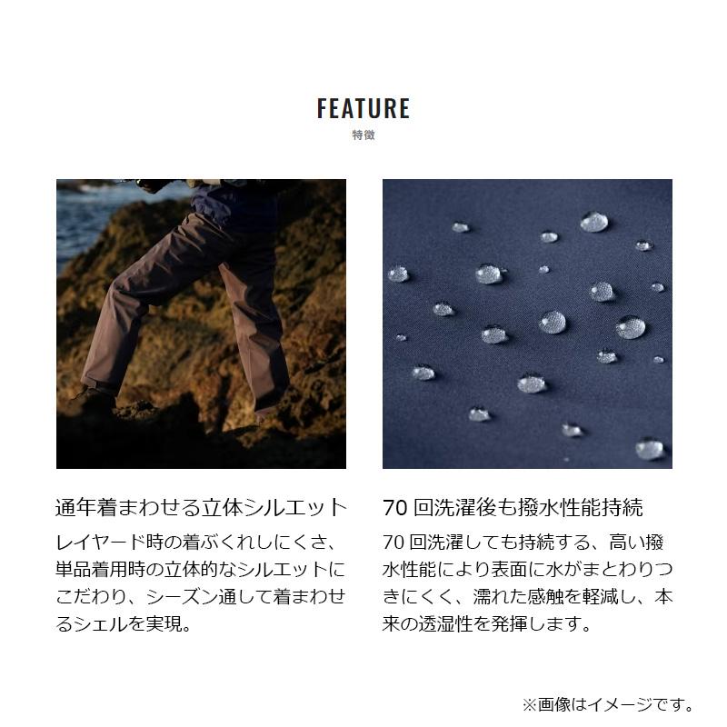 シマノ（SHIMANO） RA-024W アングラーズシェル パンツ 01 2XL グレー